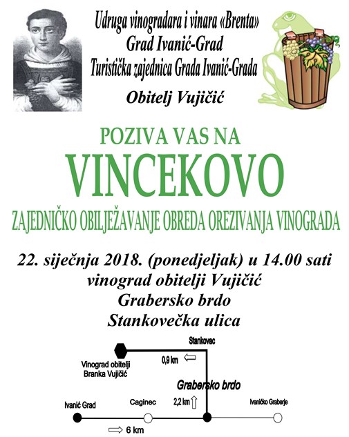 Pozivnica Vincekovo 2018 Vujičić